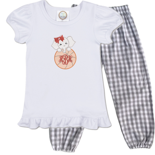 Alabama - girls basketball short sleeve