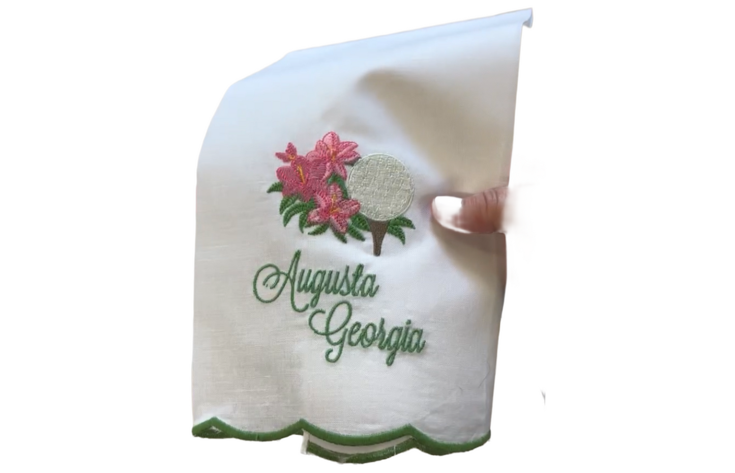 Augusta, Georgia Linen Guest towel