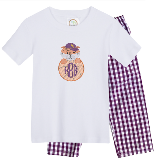 LSU - boys basketball short sleeve