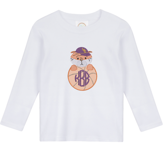 LSU - boys basketball long sleeve