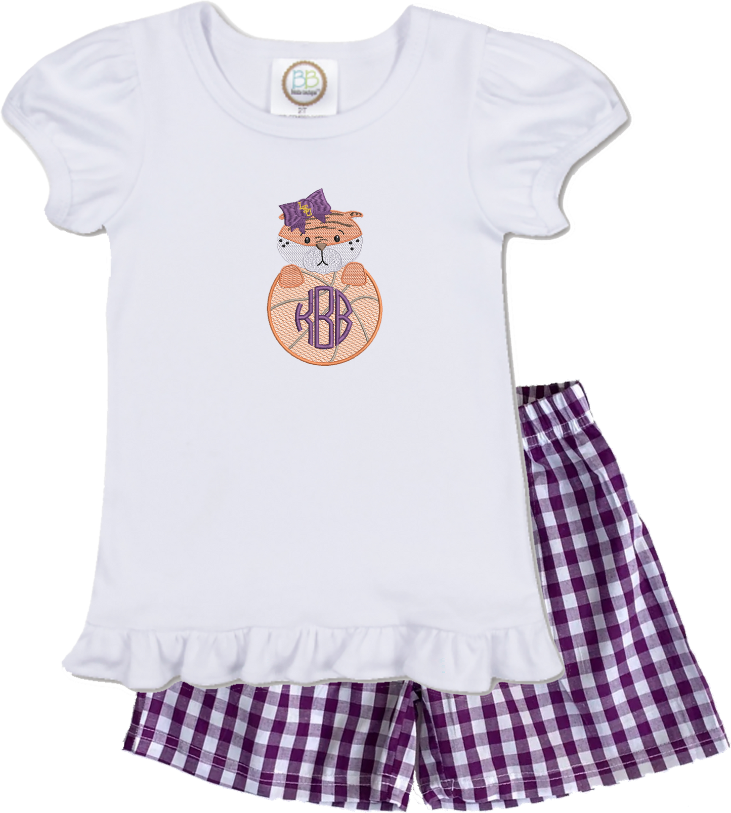 LSU - girls basketball short sleeve