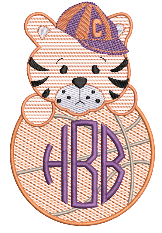 Baby Tiger - boys basketball hoodie