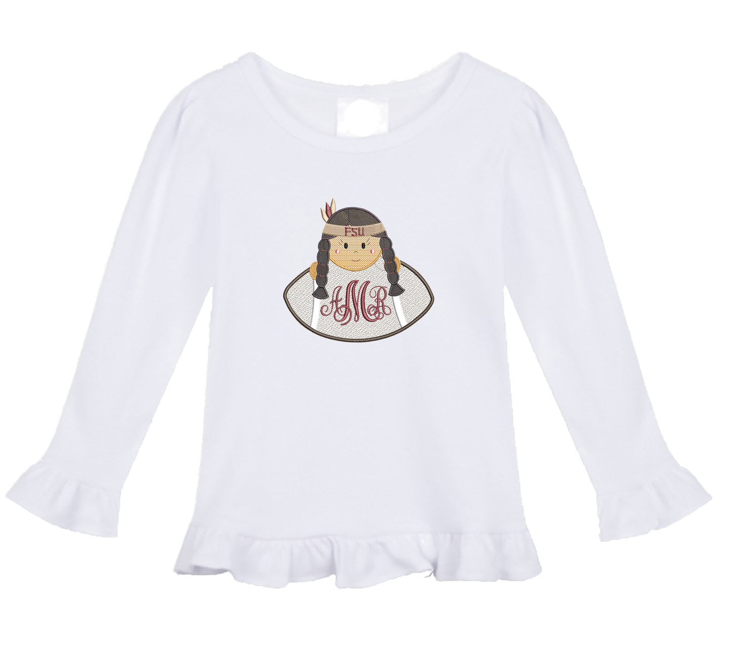 FSU - girls football long sleeve