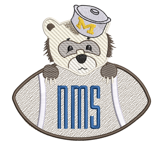 Michigan - boys football long sleeve