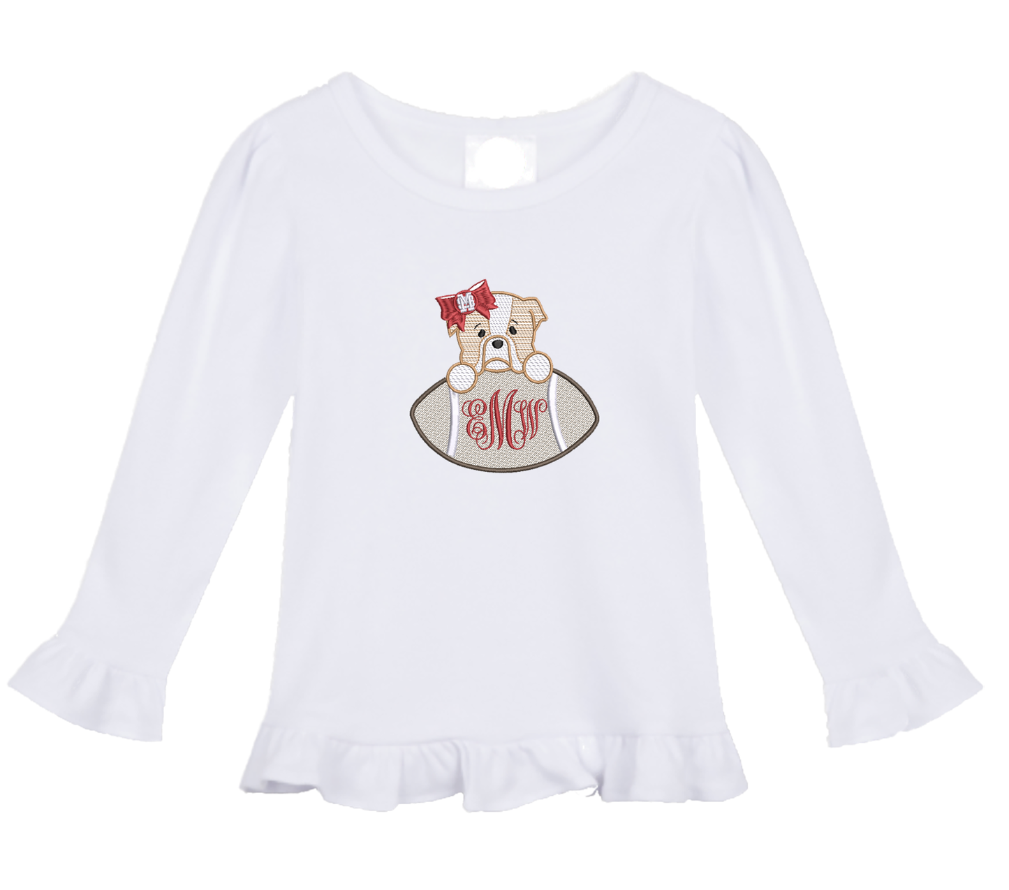 Mississippi State - girls football long sleeve