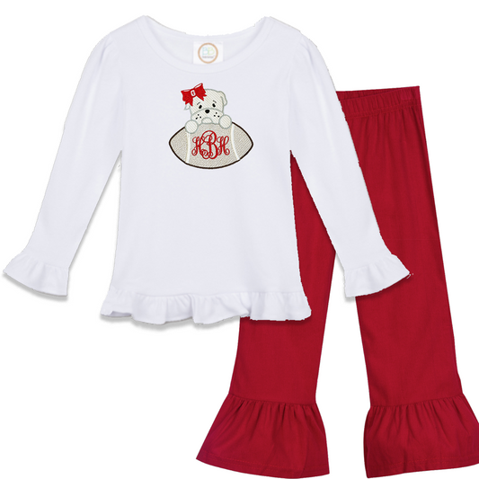 Georgia - girls football long sleeve