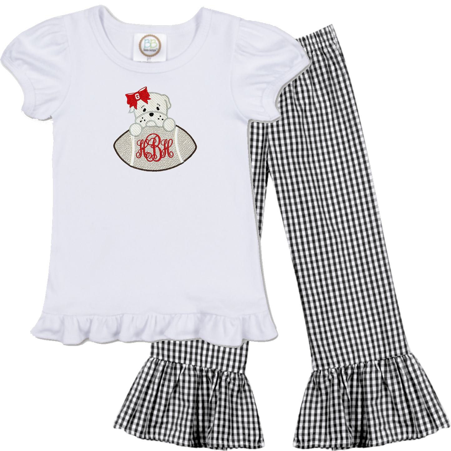 Georgia - girls football short sleeve