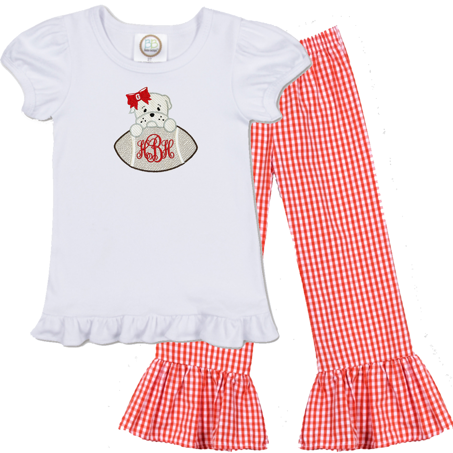 Georgia - girls football short sleeve