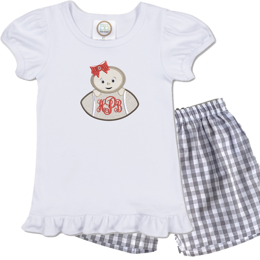Ohio State shorts outfit - girls