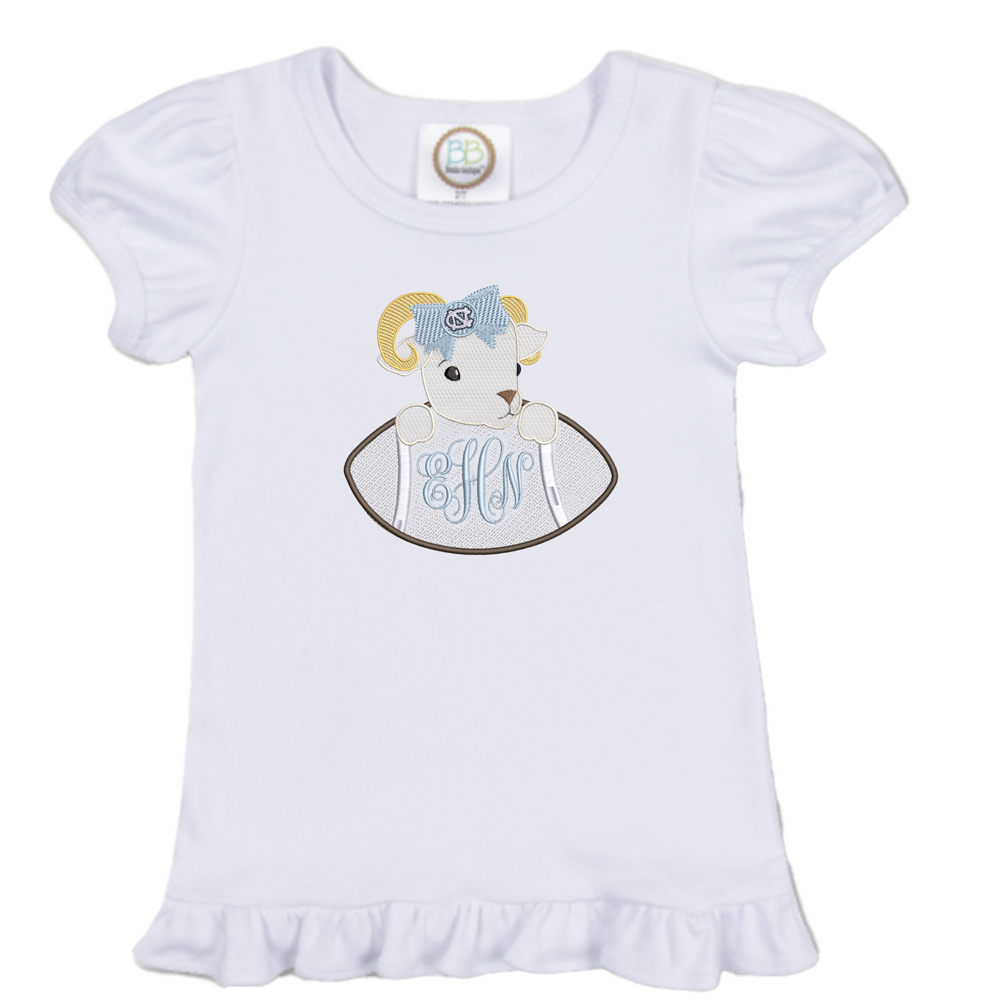 UNC Chapel Hill - girls short sleeve with shorts or pants