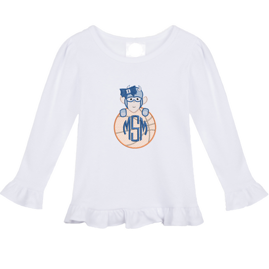 Duke University - girls basketball long sleeve