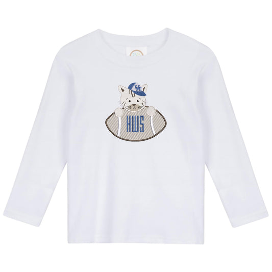 Kentucky boys' long sleeve outfit with gingham pants