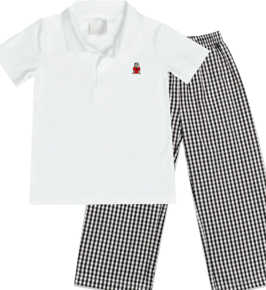 Georgia - boys golf shirt and shorts