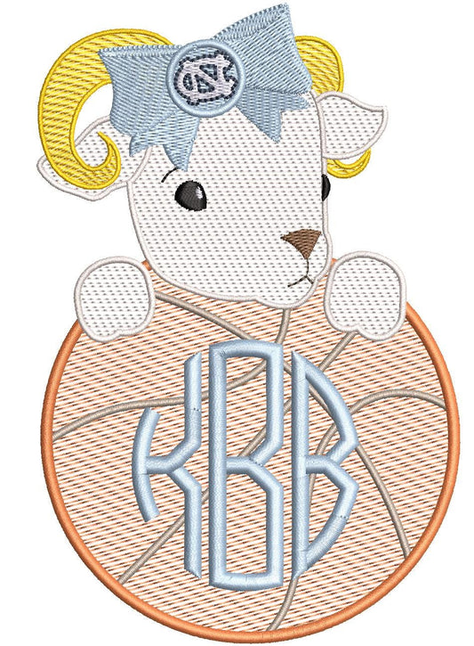 Baby Ram Basketball girls' hoodie