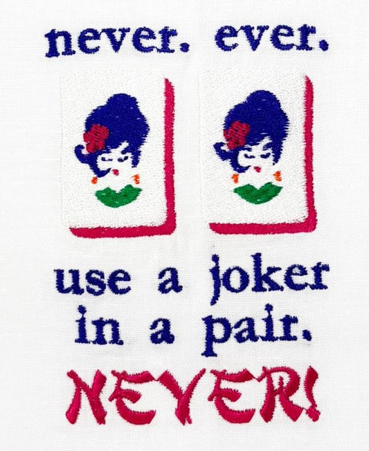 Mahjong Linen Guest towel