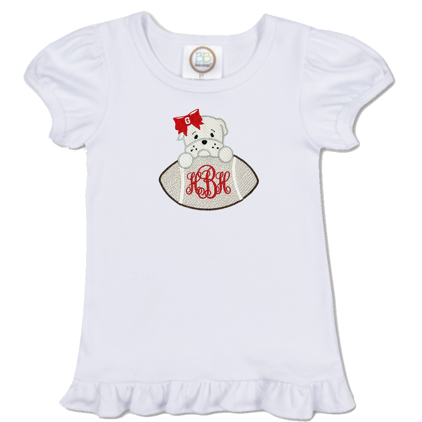 Georgia - girls football short sleeve