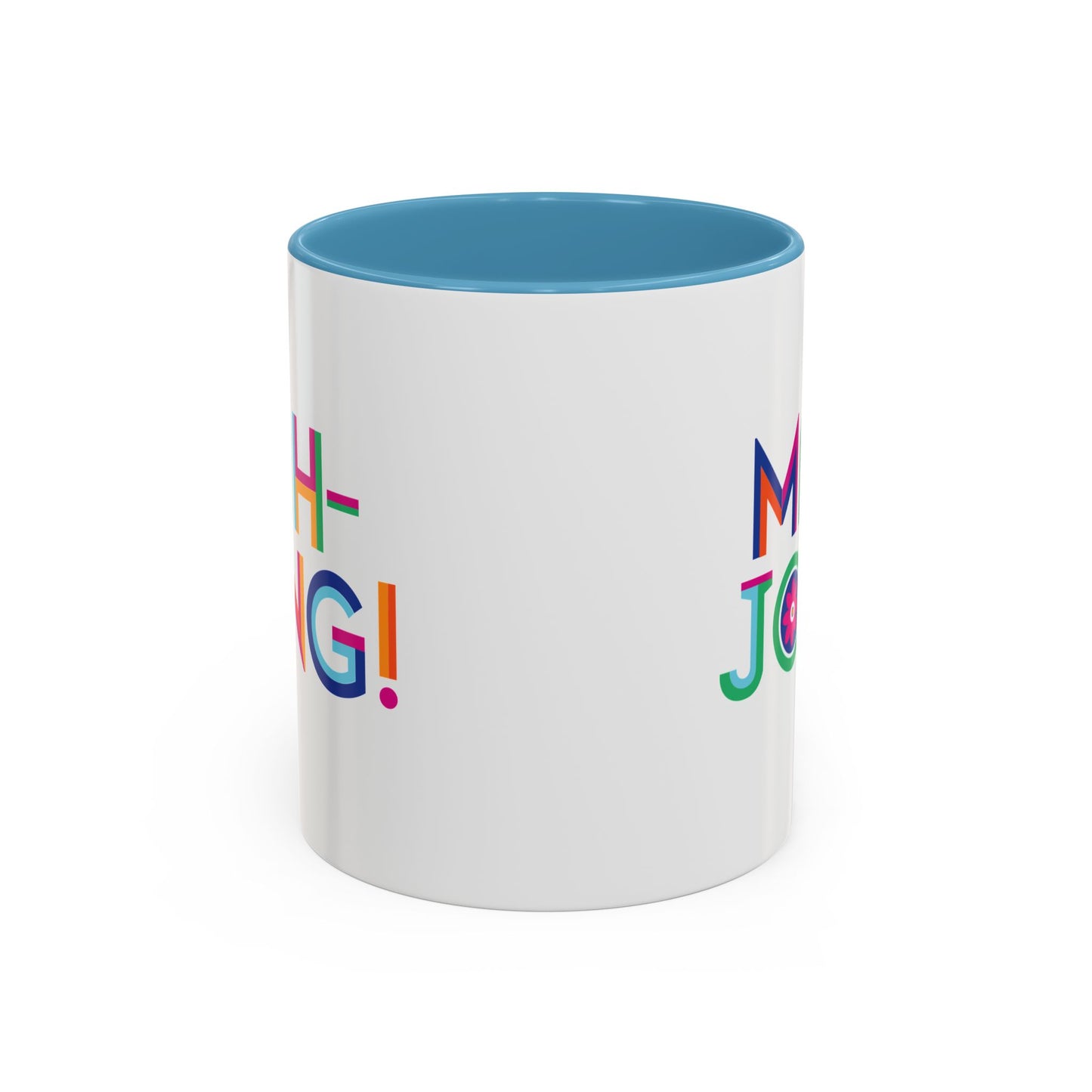 Mah-Jong! Colorful Accent Coffee Mug — Fun Mahjong Gift (11/15oz)