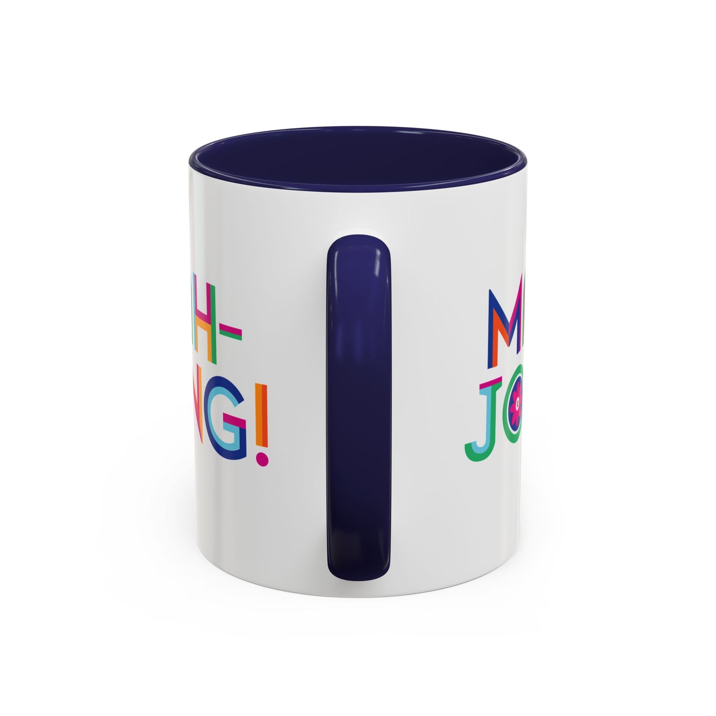 Mah-Jong! Colorful Accent Coffee Mug — Fun Mahjong Gift (11/15oz)