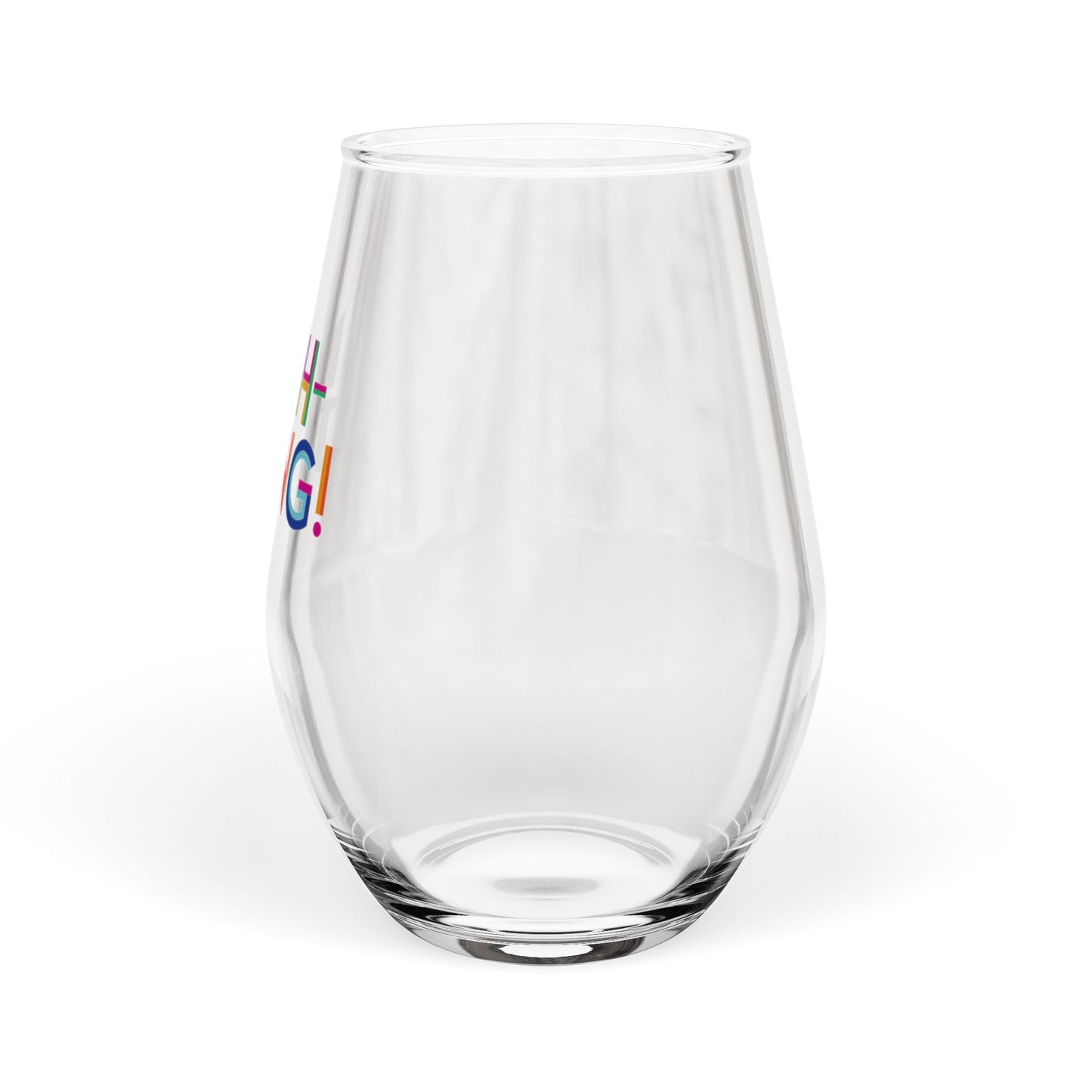 Mahjong Color Pop Stemless Wine Glass, 11.75oz