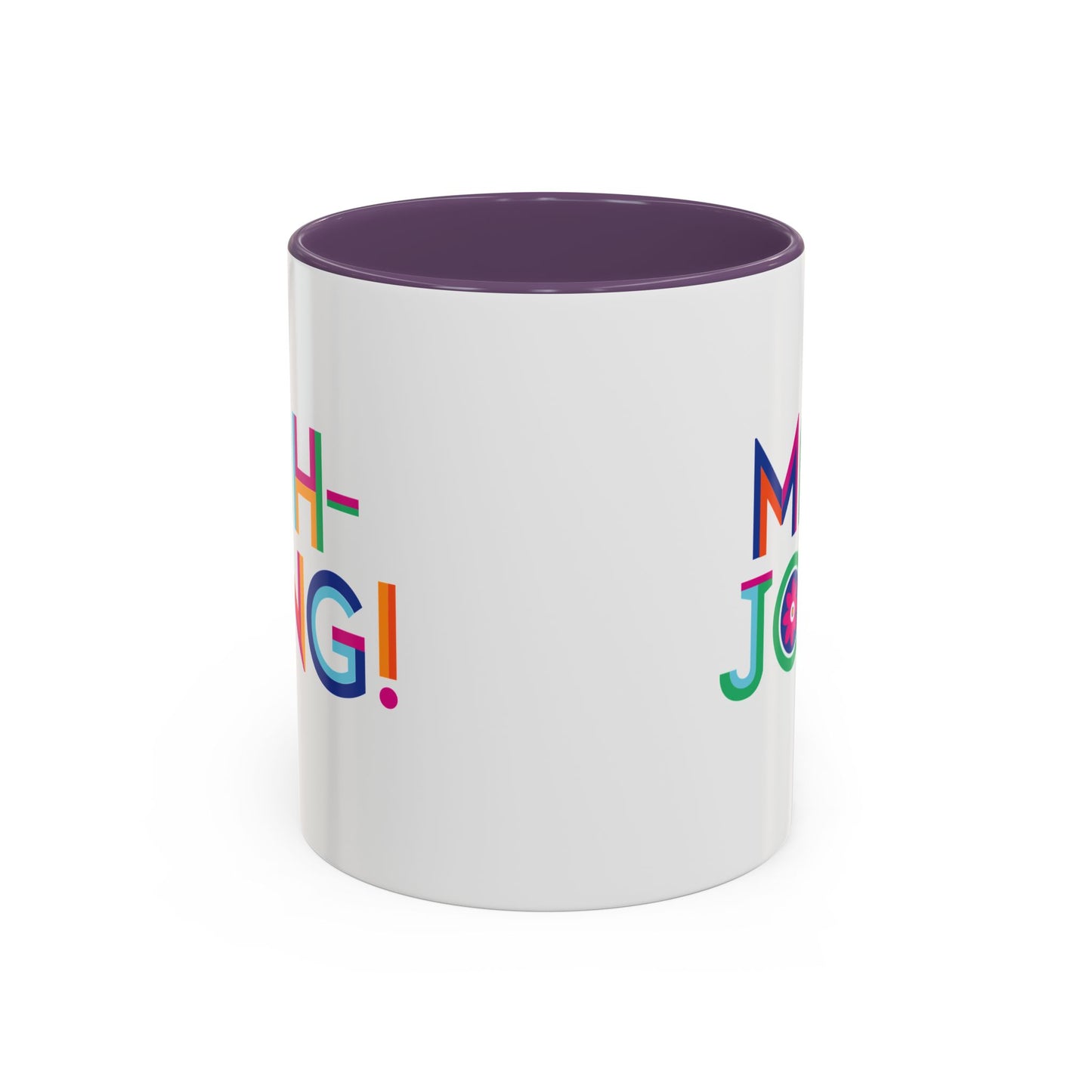 Mah-Jong! Colorful Accent Coffee Mug — Fun Mahjong Gift (11/15oz)
