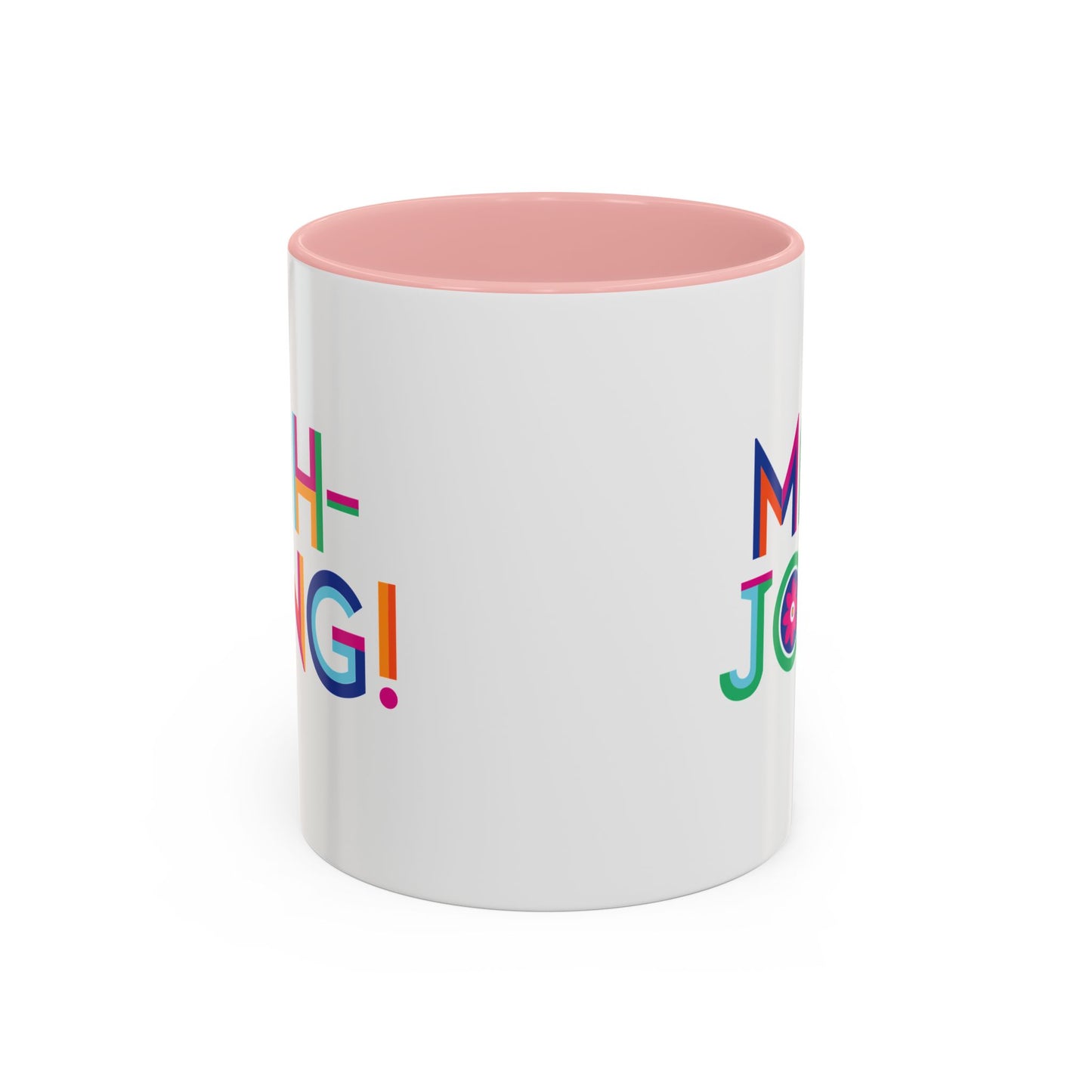 Mah-Jong! Colorful Accent Coffee Mug — Fun Mahjong Gift (11/15oz)