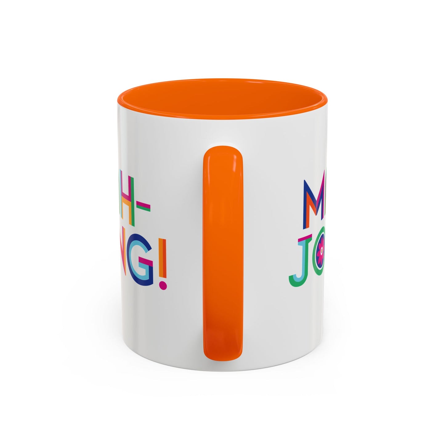 Mah-Jong! Colorful Accent Coffee Mug — Fun Mahjong Gift (11/15oz)