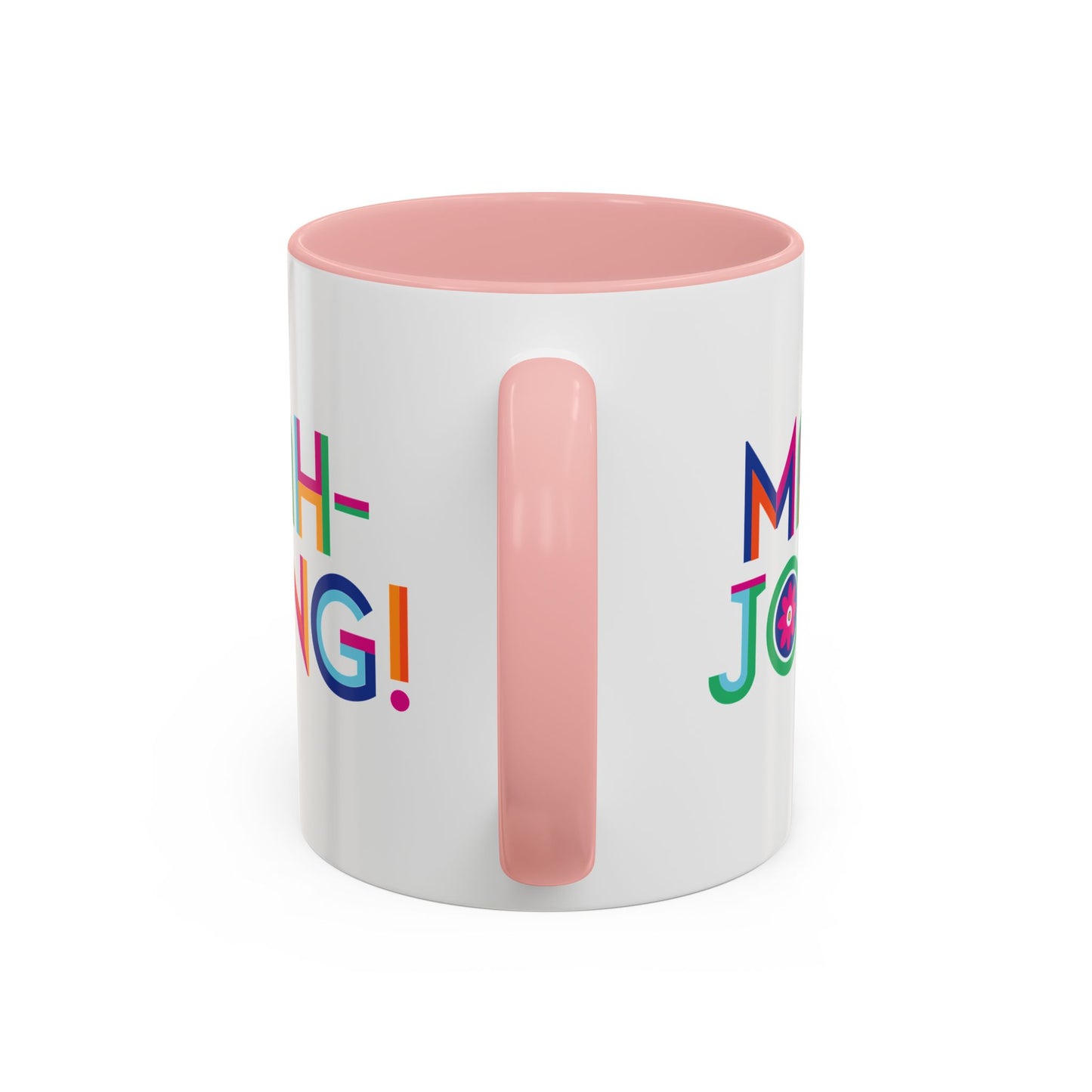 Mah-Jong! Colorful Accent Coffee Mug — Fun Mahjong Gift (11/15oz)