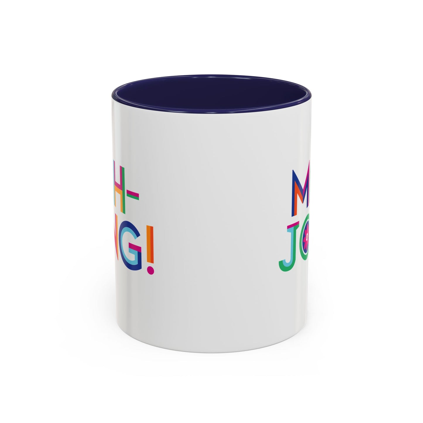 Mah-Jong! Colorful Accent Coffee Mug — Fun Mahjong Gift (11/15oz)