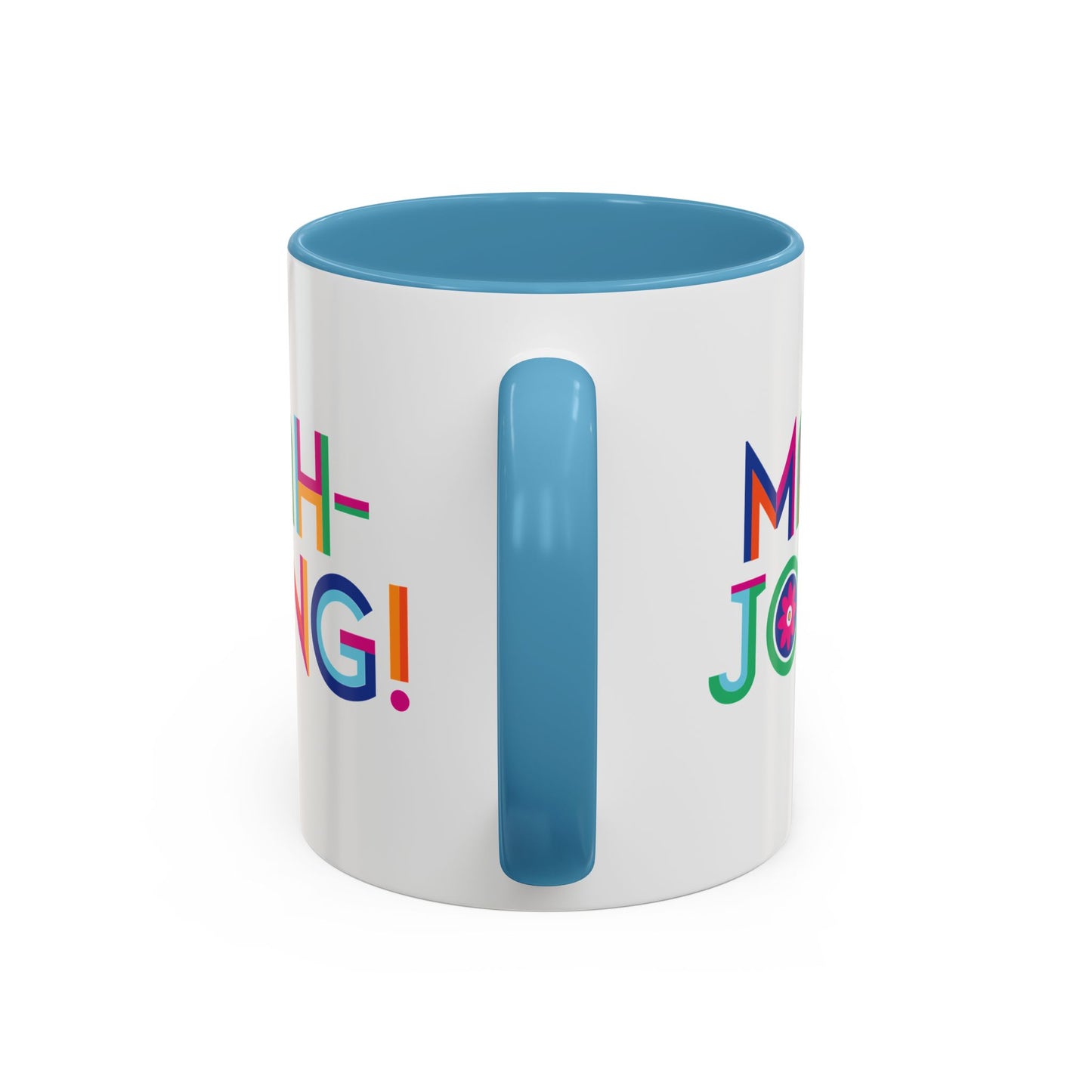 Mah-Jong! Colorful Accent Coffee Mug — Fun Mahjong Gift (11/15oz)