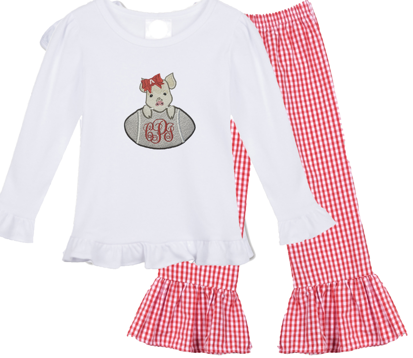 Arkansas - girls football long sleeve