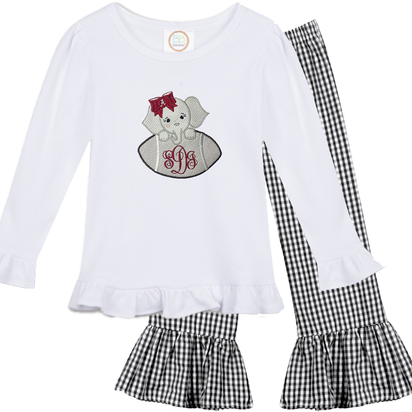 Alabama - girls football long sleeve