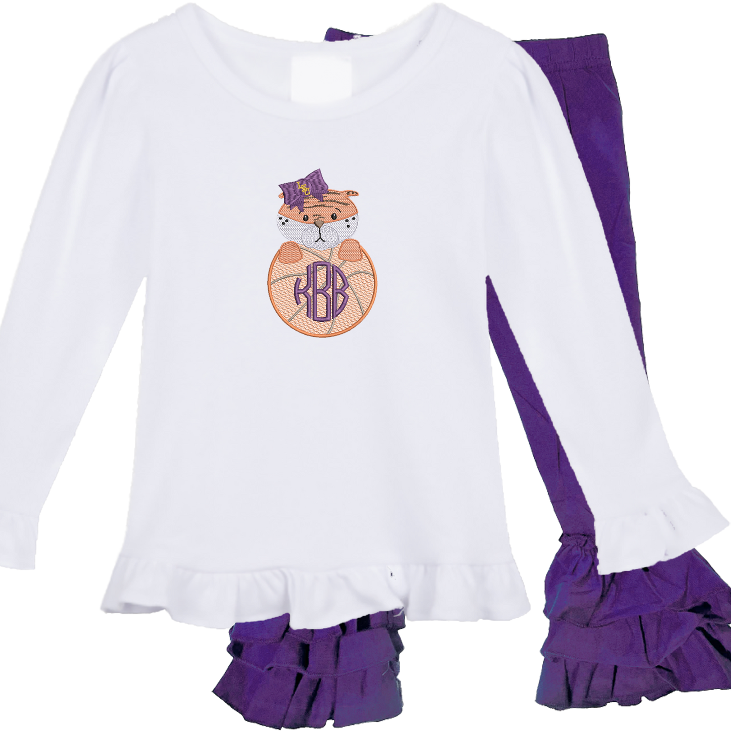 LSU - girls basketball long sleeve