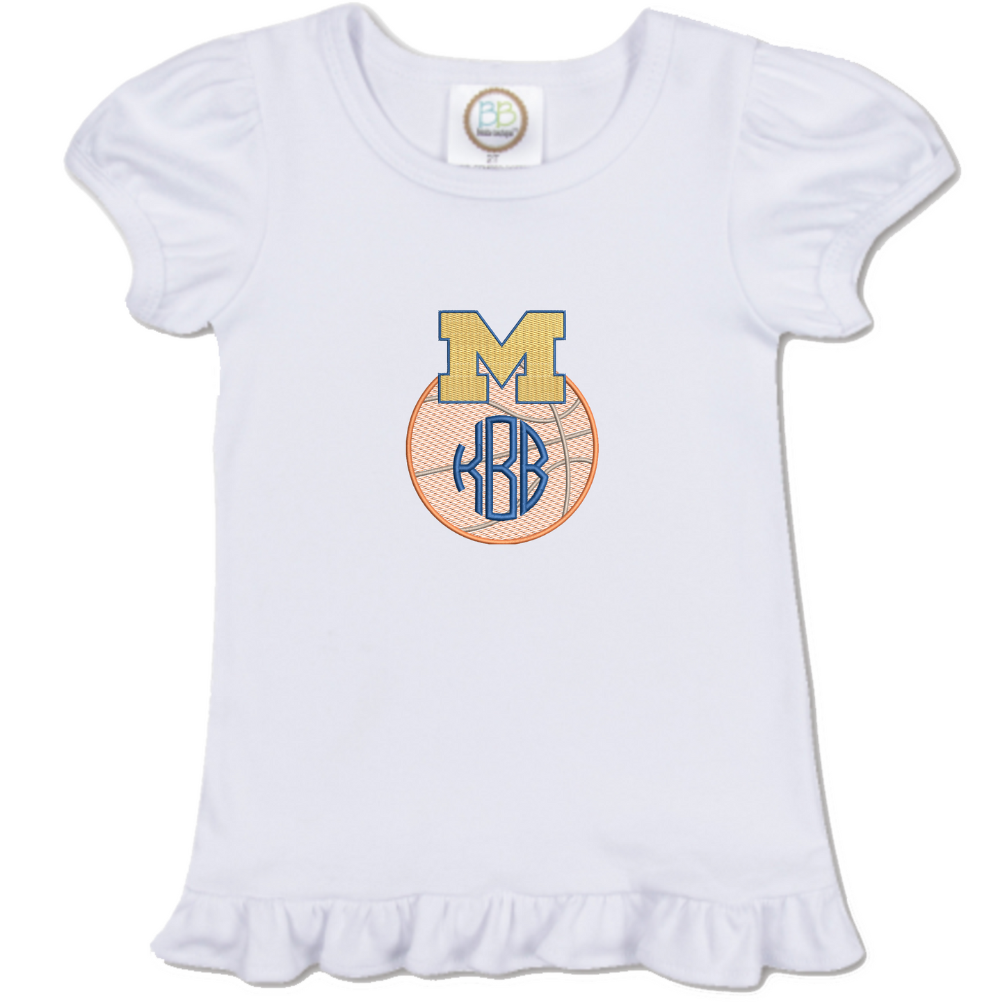 Michigan - girls basketball short sleeve