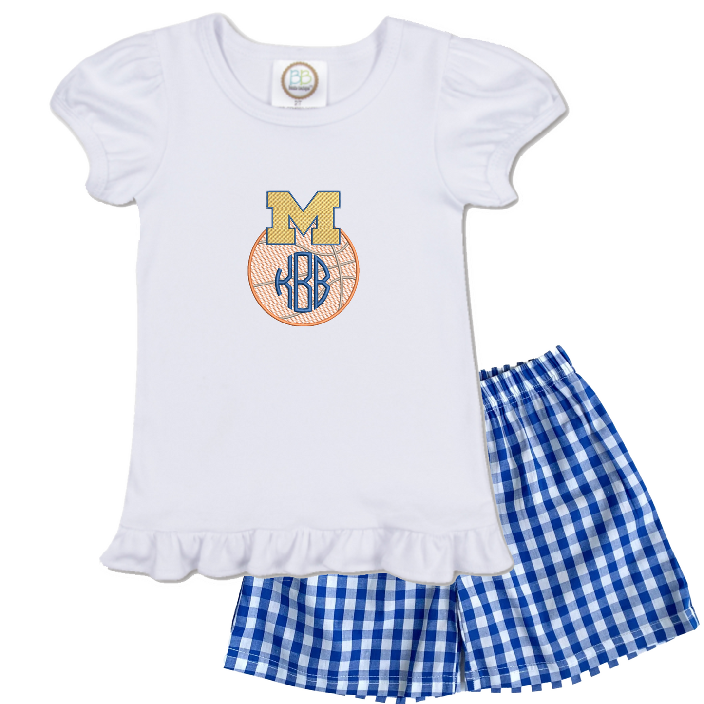 Michigan - girls basketball short sleeve