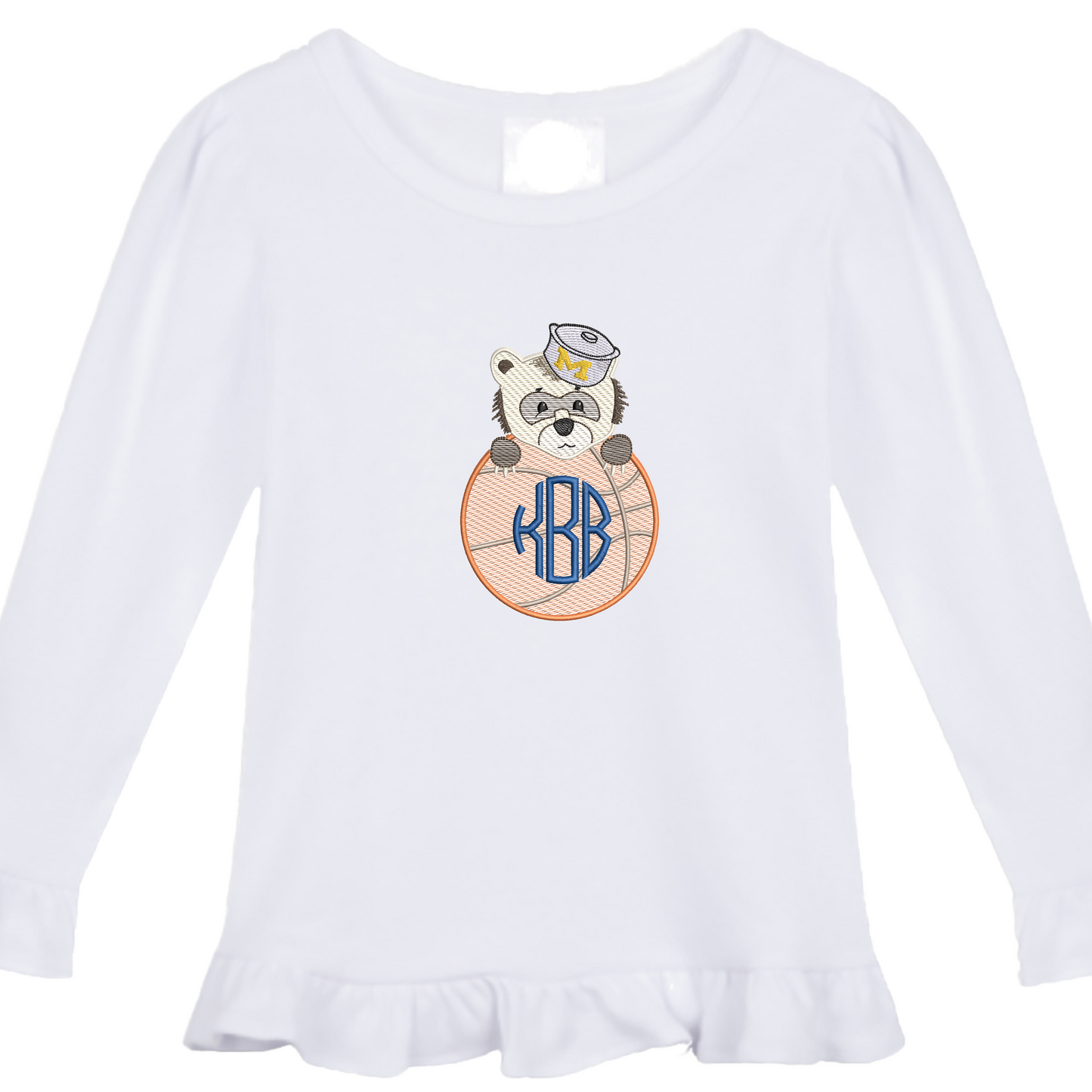 Michigan - girls basketball long sleeve