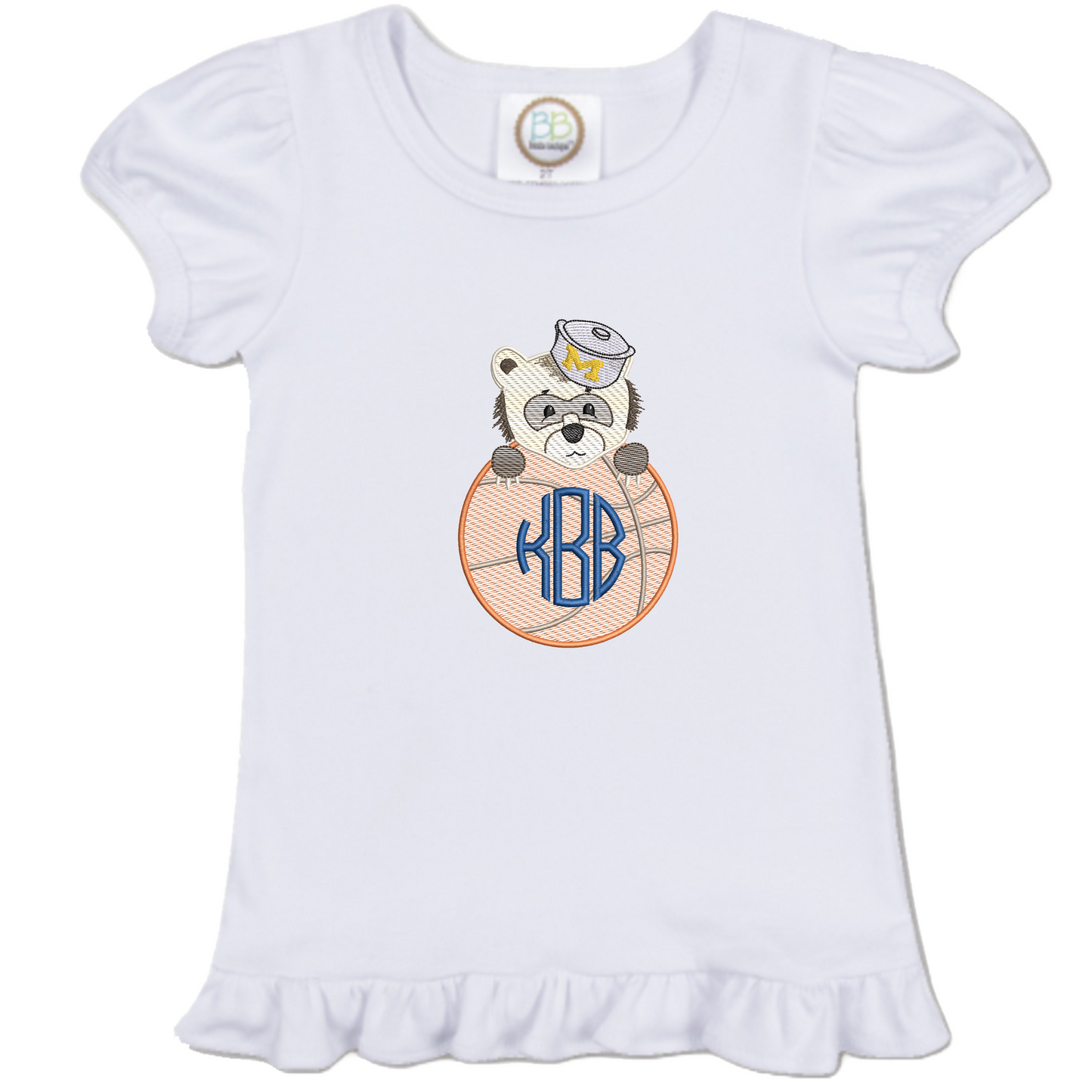 Michigan - girls basketball short sleeve