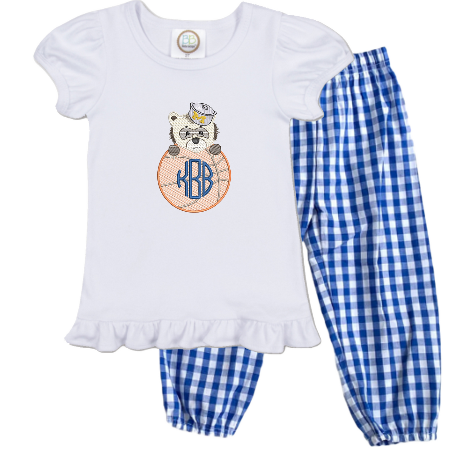 Michigan - girls basketball short sleeve
