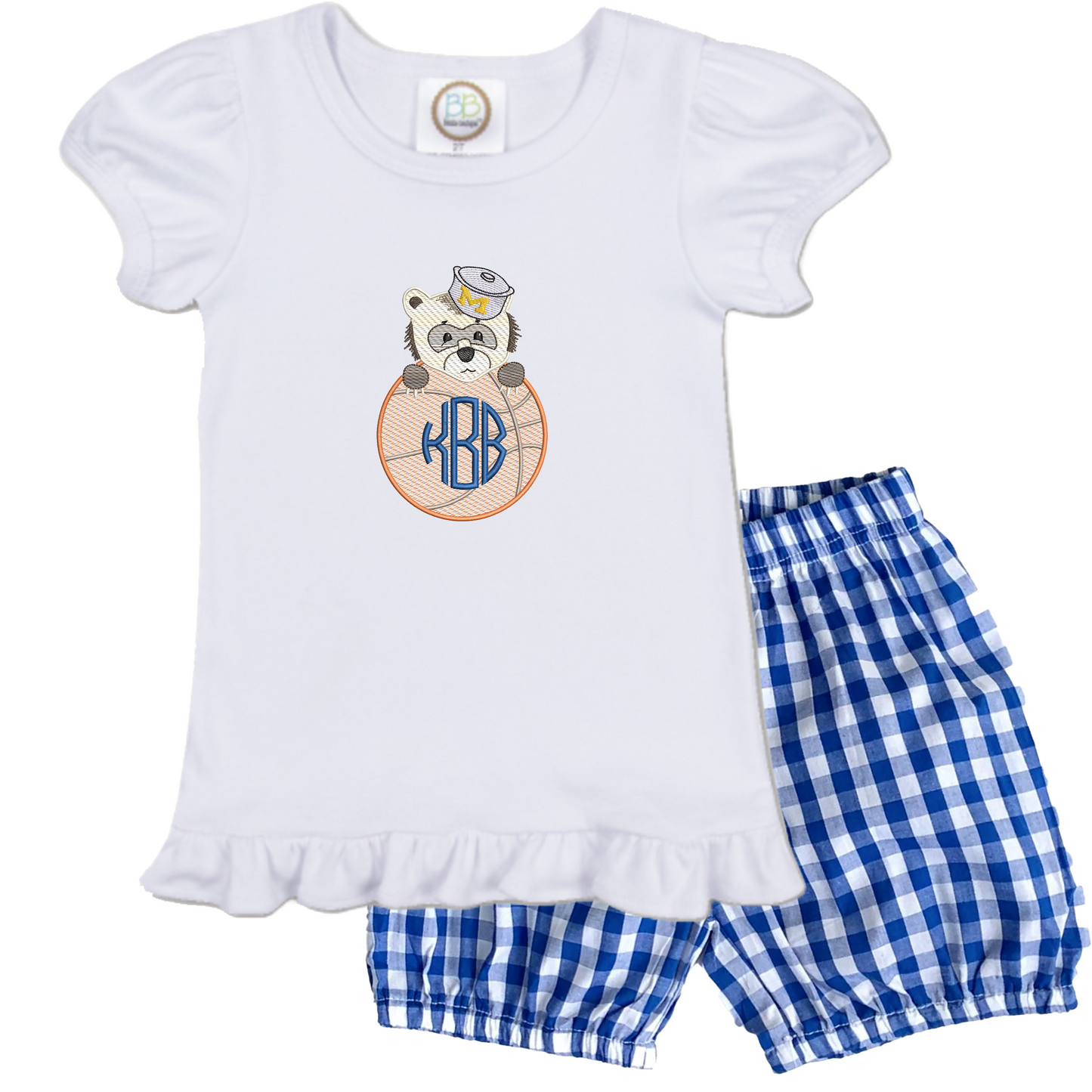 Michigan - girls basketball short sleeve