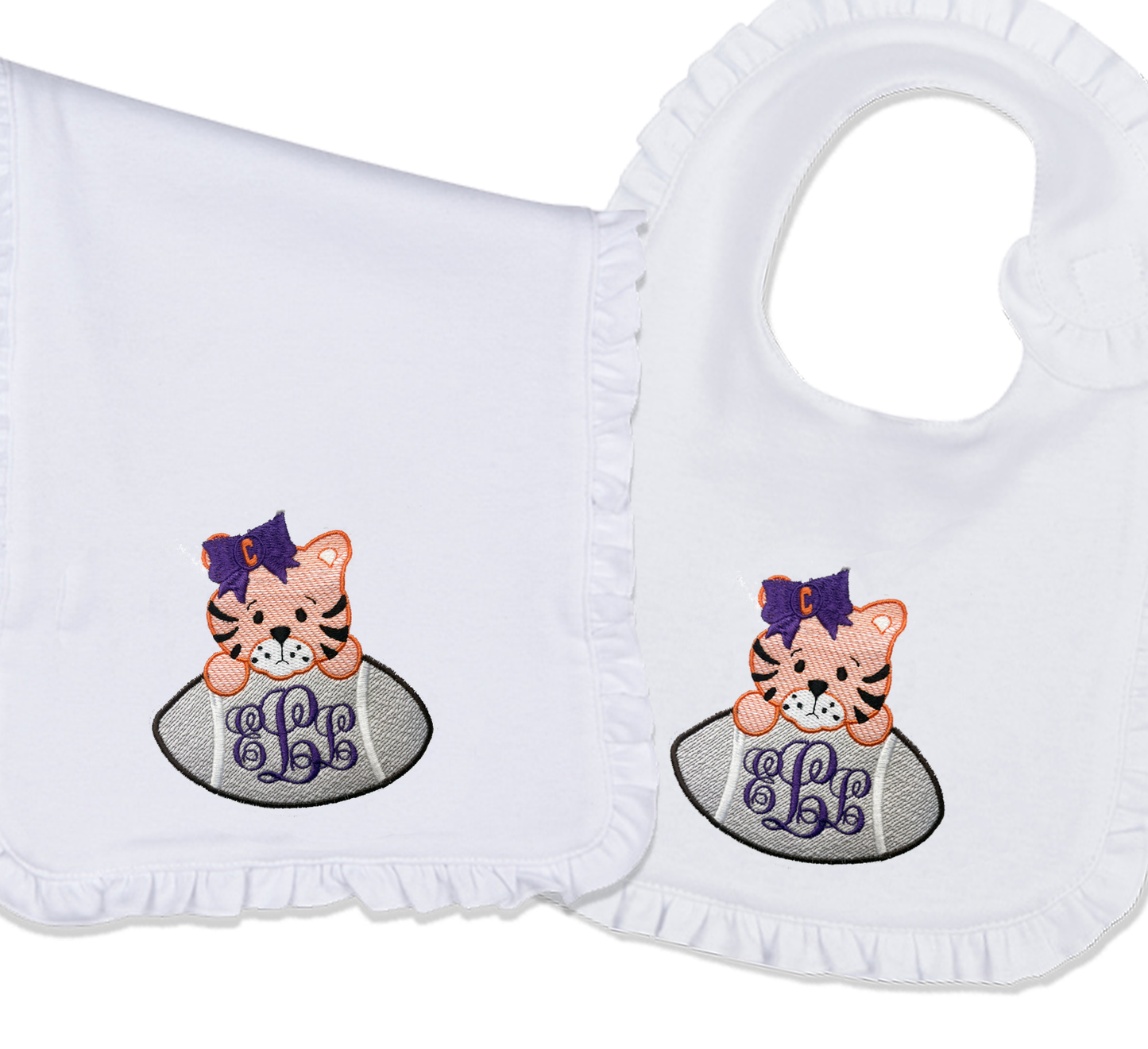 Clemson baby gift set - girl