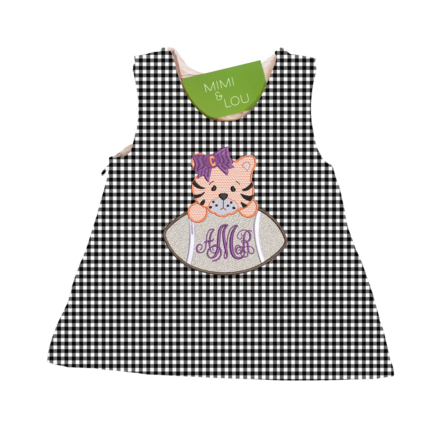 Baby Tiger - girls gingham dress