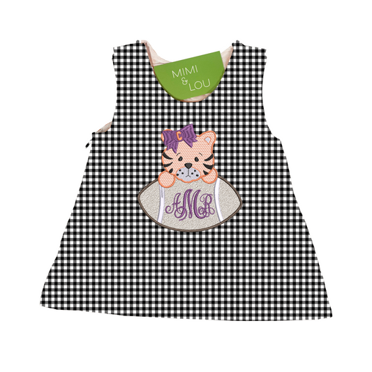 Baby Tiger - girls gingham dress