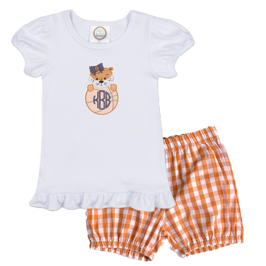 Clemson - girls basketball short sleeve