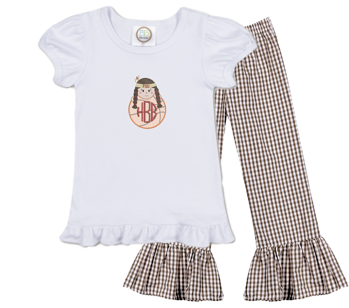 FSU - girls football short sleeve
