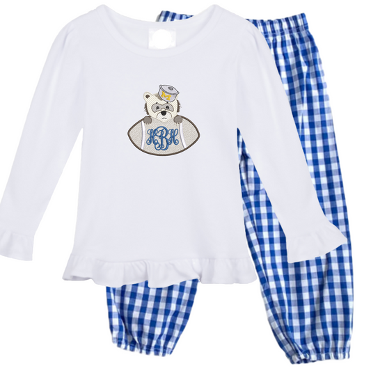 Michigan - girls football long sleeve