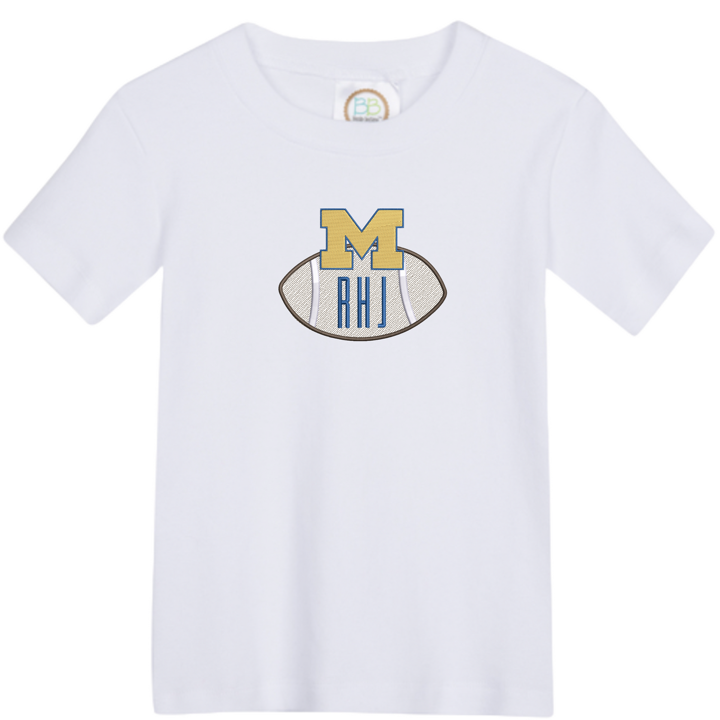 Michigan - boys football short sleeve