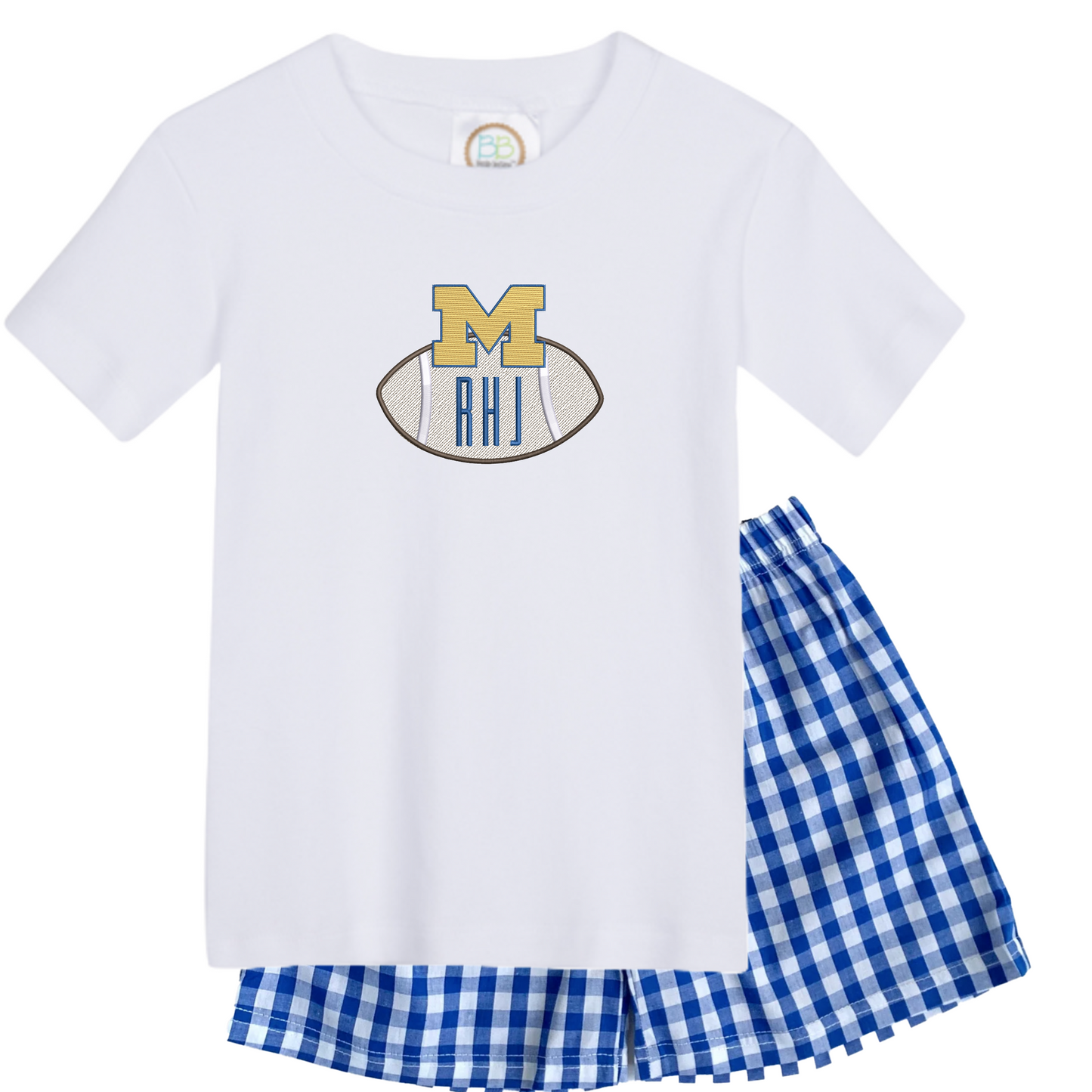 Michigan - boys football short sleeve