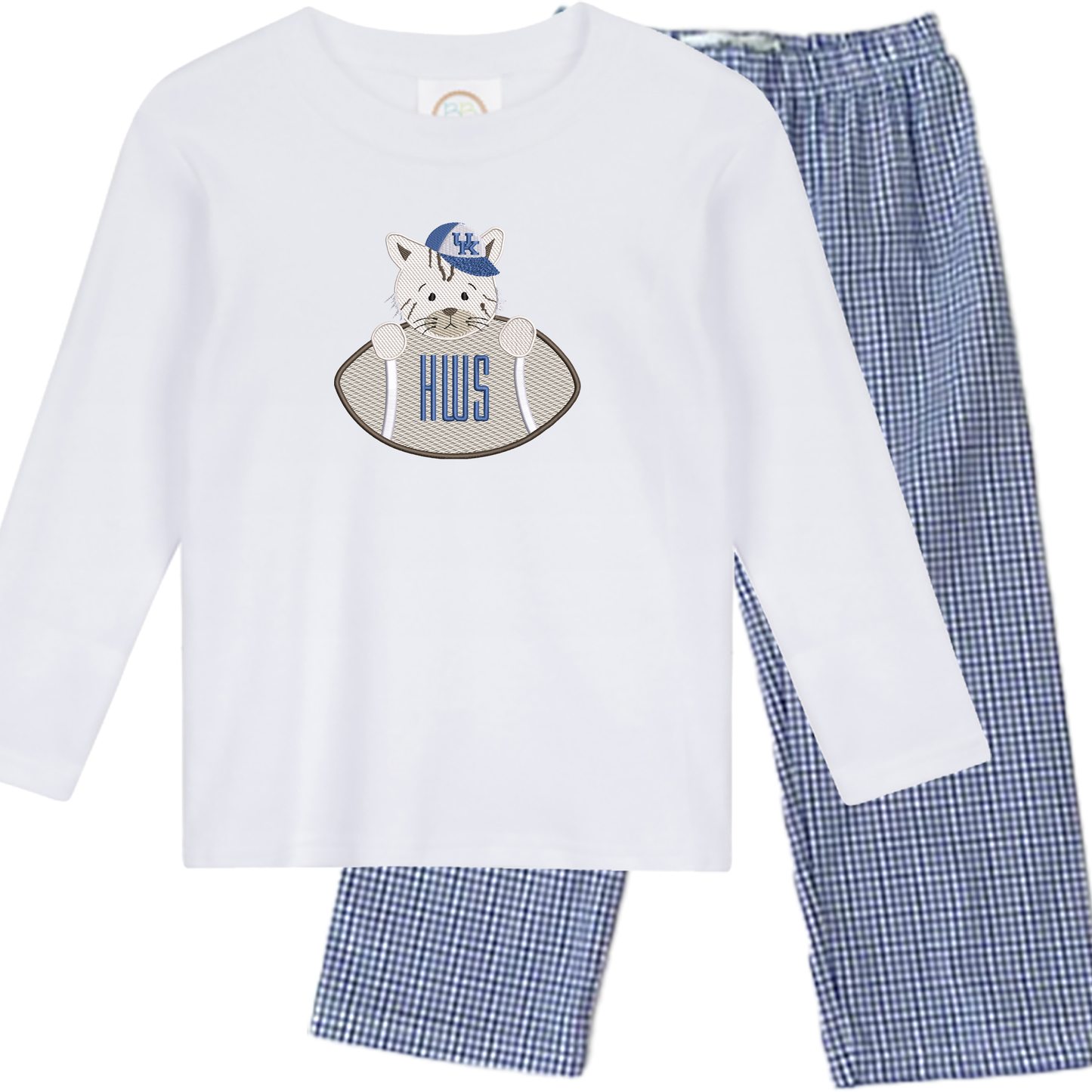 Kentucky pants outfit gingham - boys