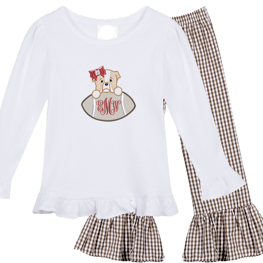 Mississippi State - girls football long sleeve