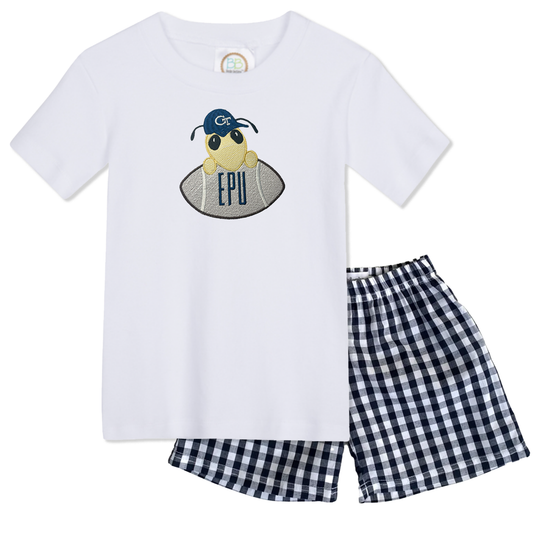 Georgia Tech shorts outfit - boys