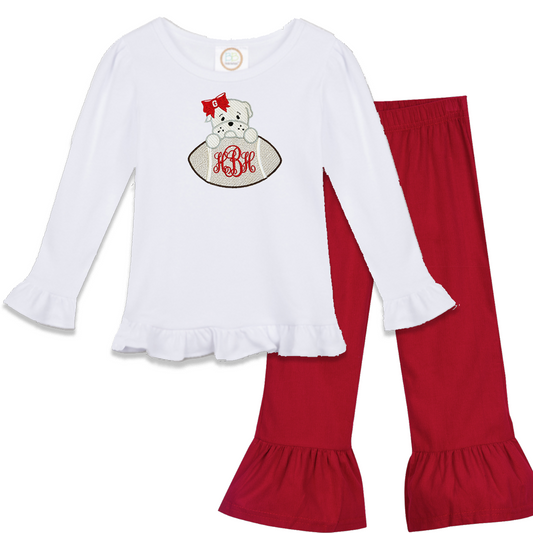 Georgia corduroy pants outfit - girls